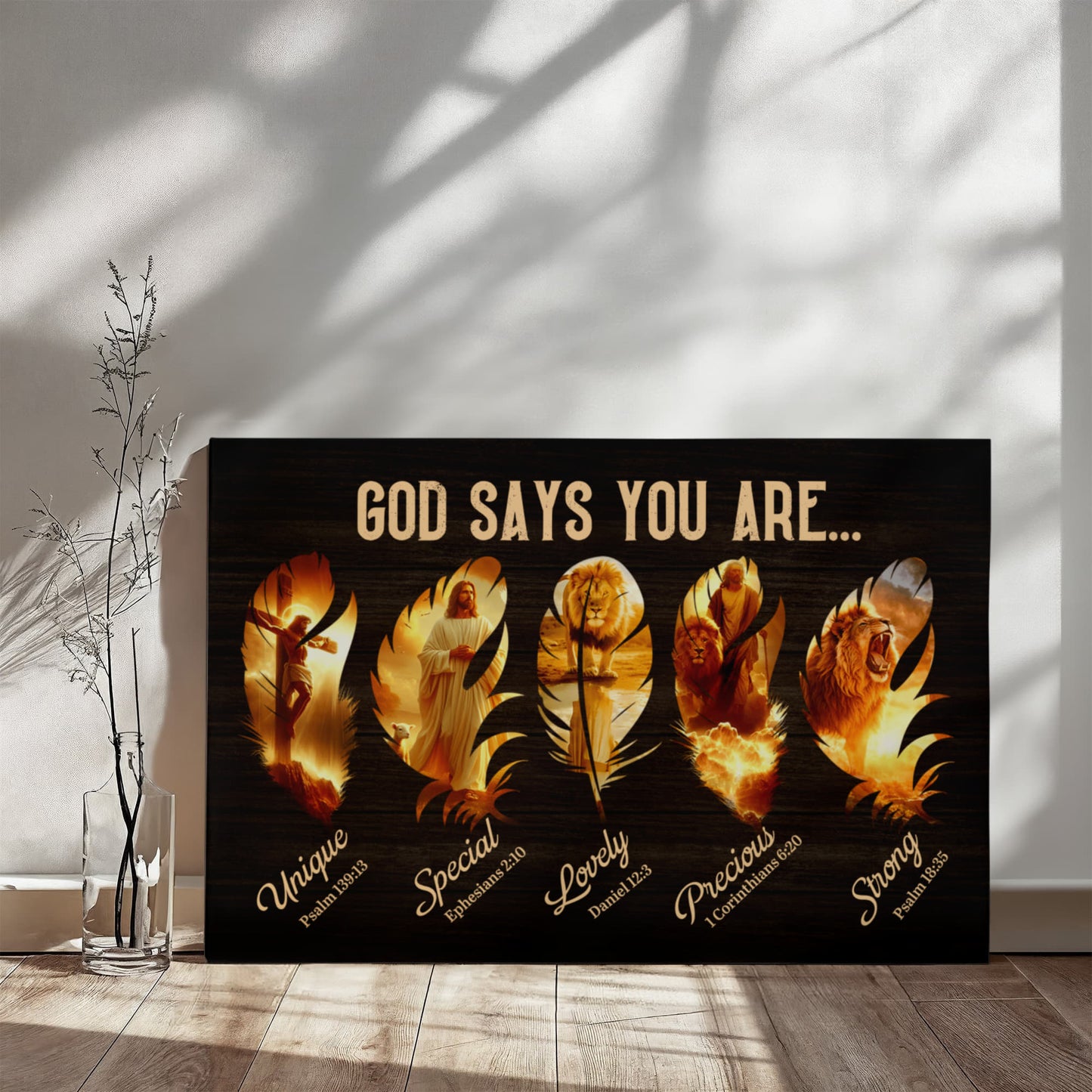 God Says You Are - Gallery Wrapped Canvas Print - The Shoppers Outlet