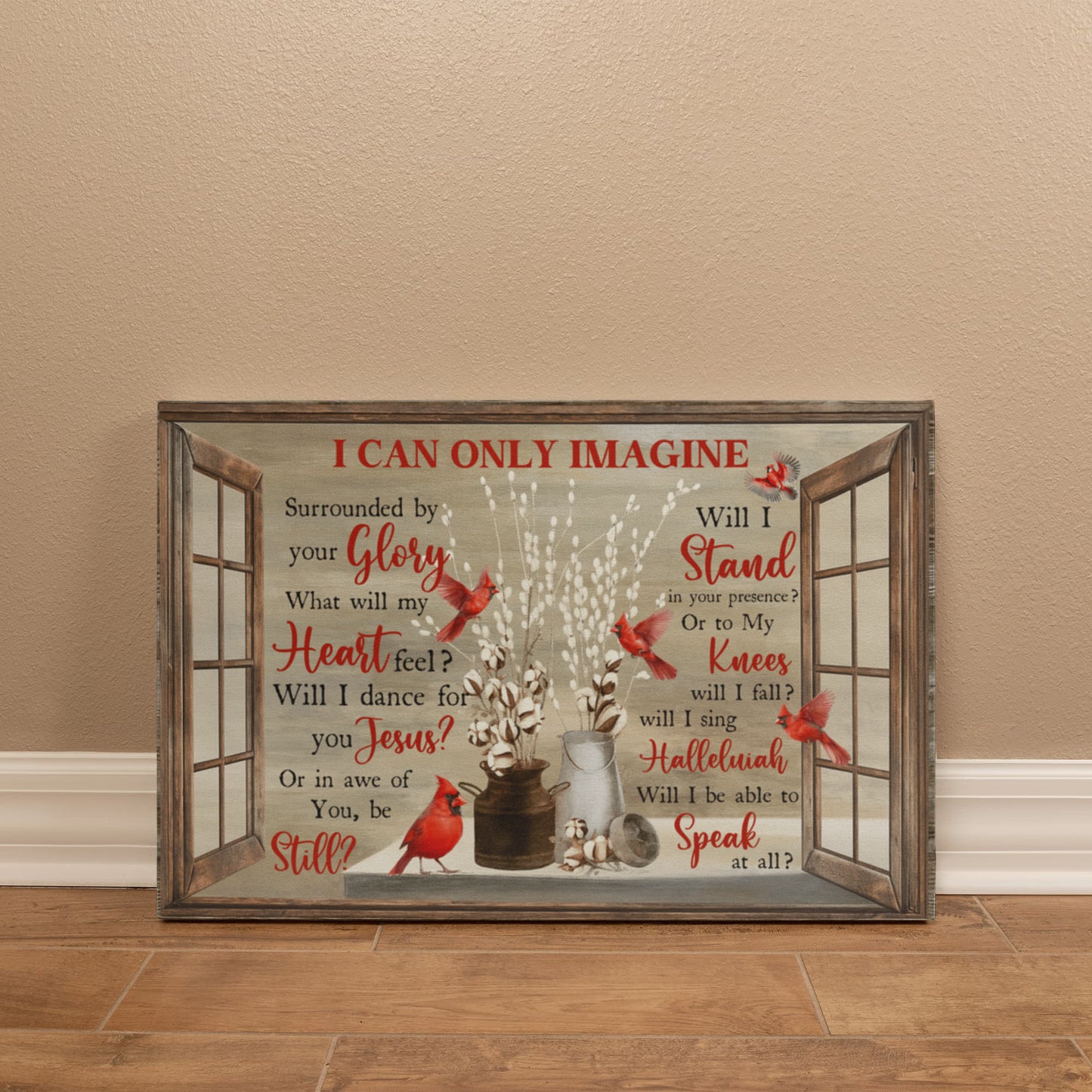 I Can Only Image - Gallery Wrapped Canvas Prints - The Shoppers Outlet