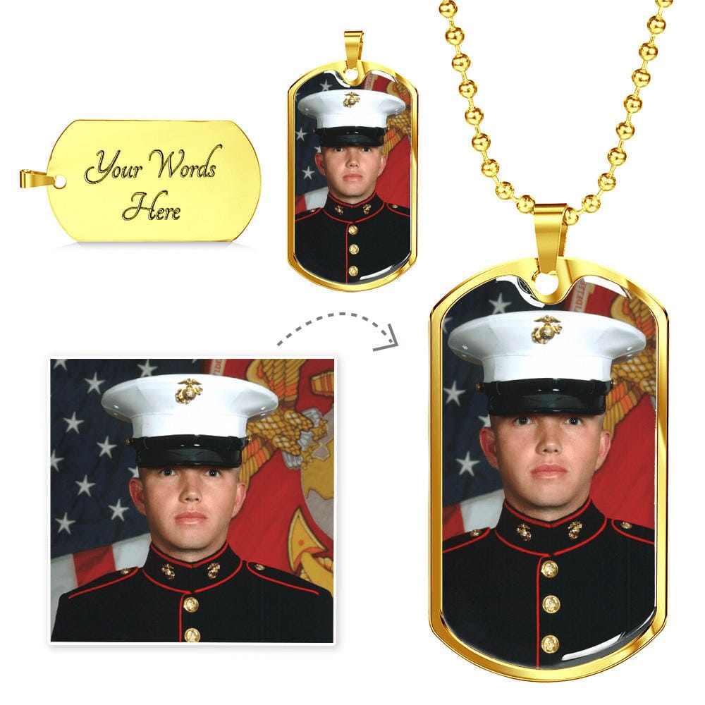 Buyer Photo Upload Dog Tag Necklace - The Shoppers Outlet