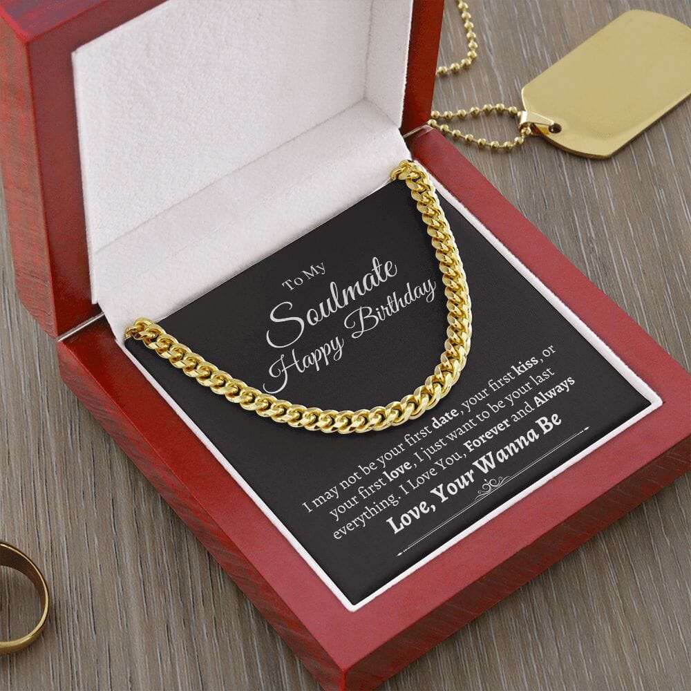 Gift For Soulmate - Love Your Wanna Be - Cuban Link Chain Necklaces - The Shoppers Outlet