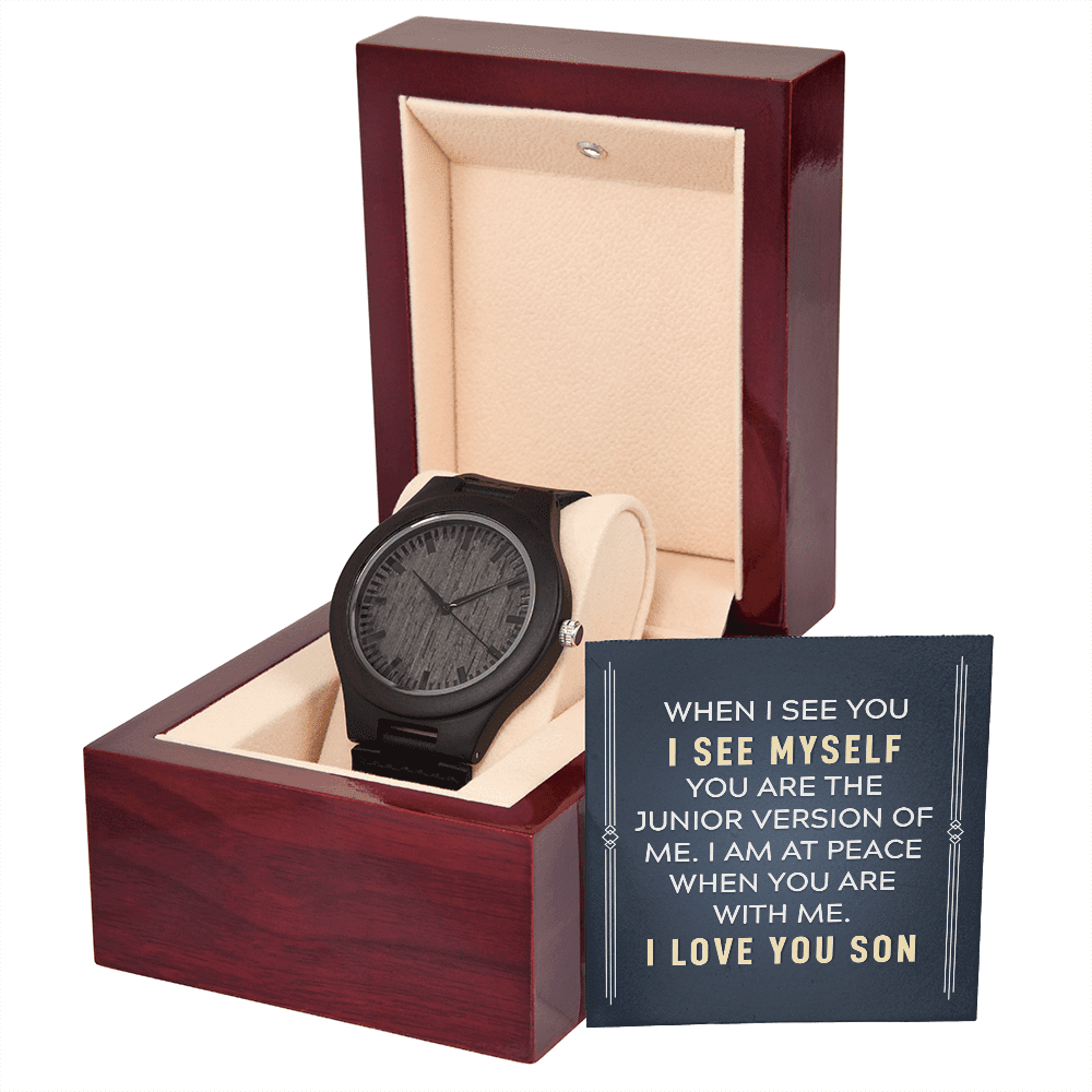 Gift For Son - When I See You - Wooden Watch - The Shoppers Outlet