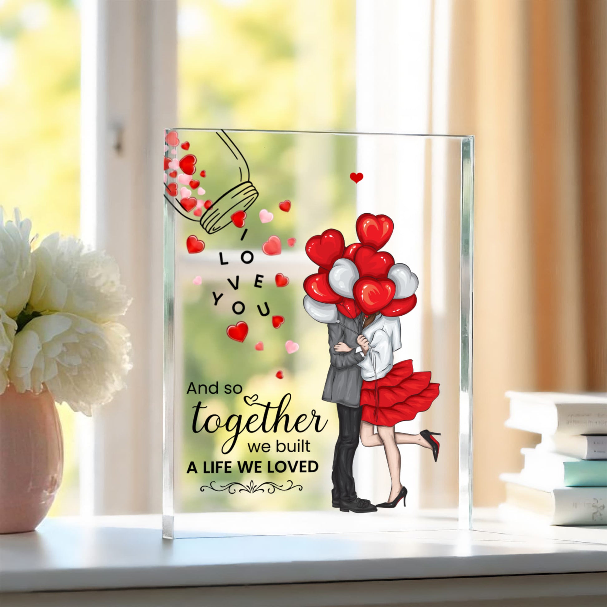 Personalized Couples I Love You - Acrylic Plaque - The Shoppers Outlet