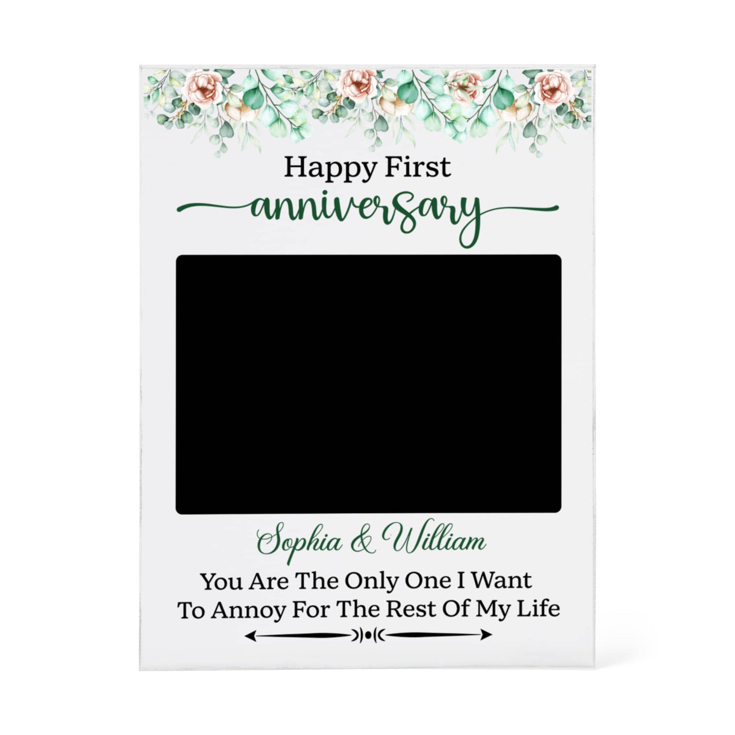 Romantic Love Quote Gift for Husband and Wife - Personalized Acrylic Plaque - The Shoppers Outlet