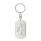 Inspirational - My God's Not Dead - Dog Tag Keychain - The Shoppers Outlet
