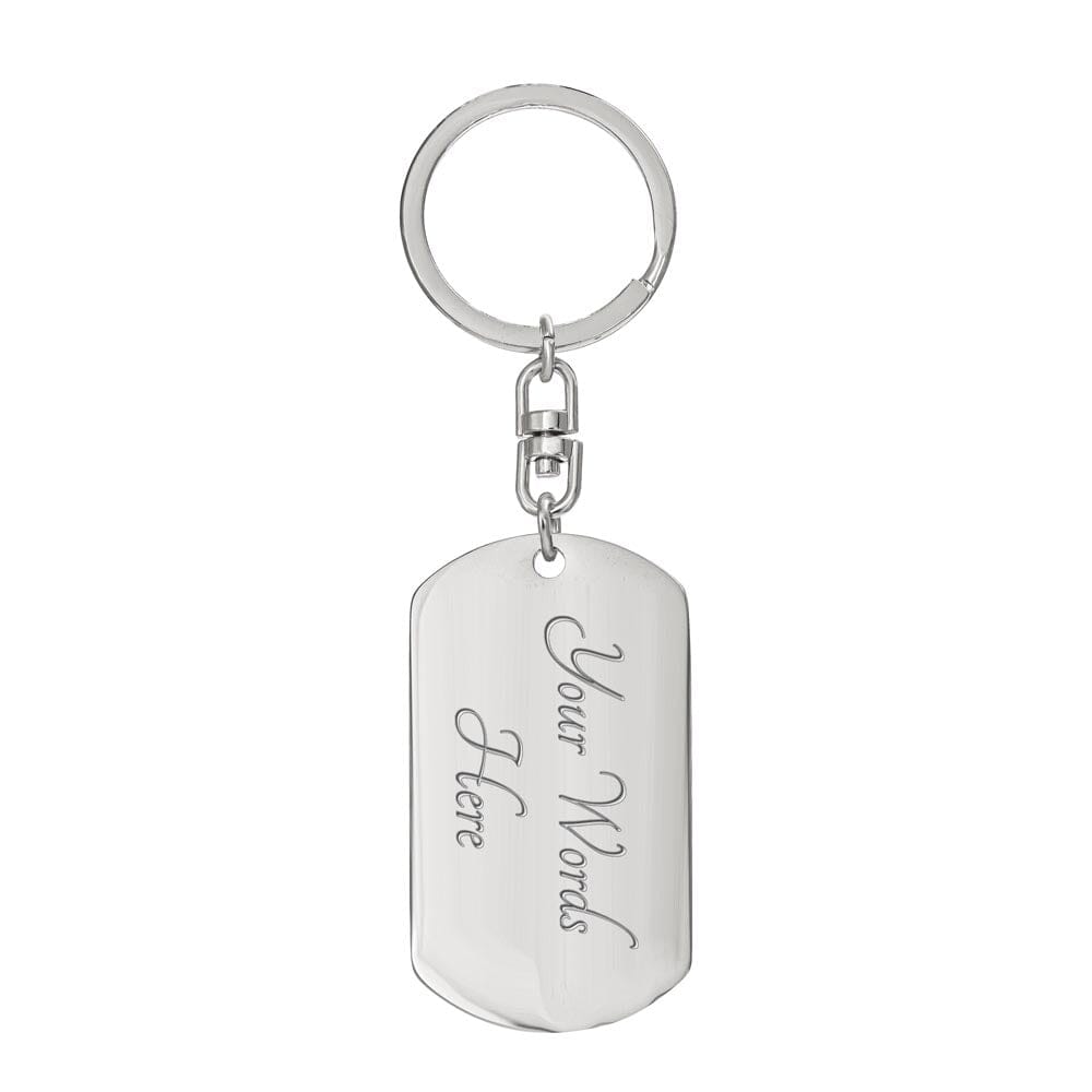 Inspirational - I've Got Hunting In My Veins Jesus In My Heart - Dog Tag Keychain - The Shoppers Outlet