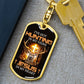 Inspirational - I've Got Hunting In My Veins Jesus In My Heart - Dog Tag Keychain - The Shoppers Outlet