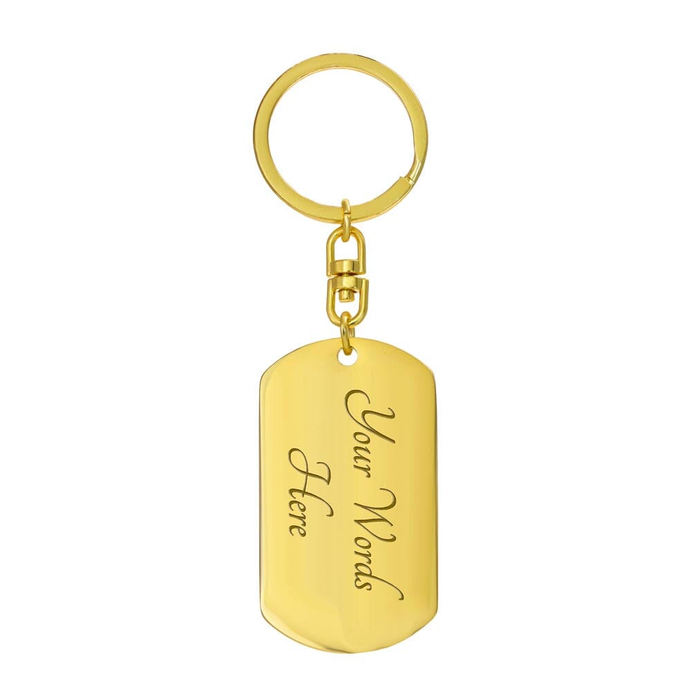 Inspirational - I've Got Hunting In My Veins Jesus In My Heart - Dog Tag Keychain - The Shoppers Outlet