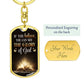 Inspiration - If You Believe You Can See The Glory Of God - Dog Tag Keychain - The Shoppers Outlet
