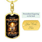 Inspirational - I've Got Hunting In My Veins Jesus In My Heart - Dog Tag Keychain - The Shoppers Outlet