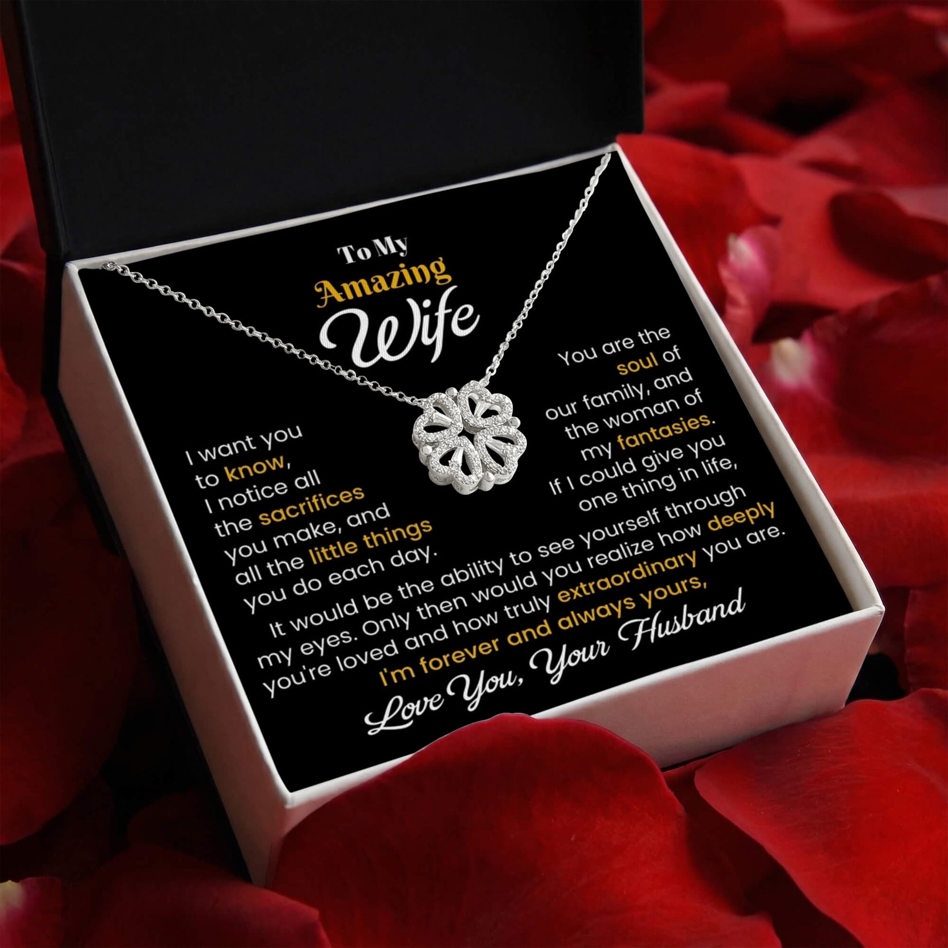 A Gift She'll Love Forever - Magnetic Hearts Necklace - The Shoppers Outlet