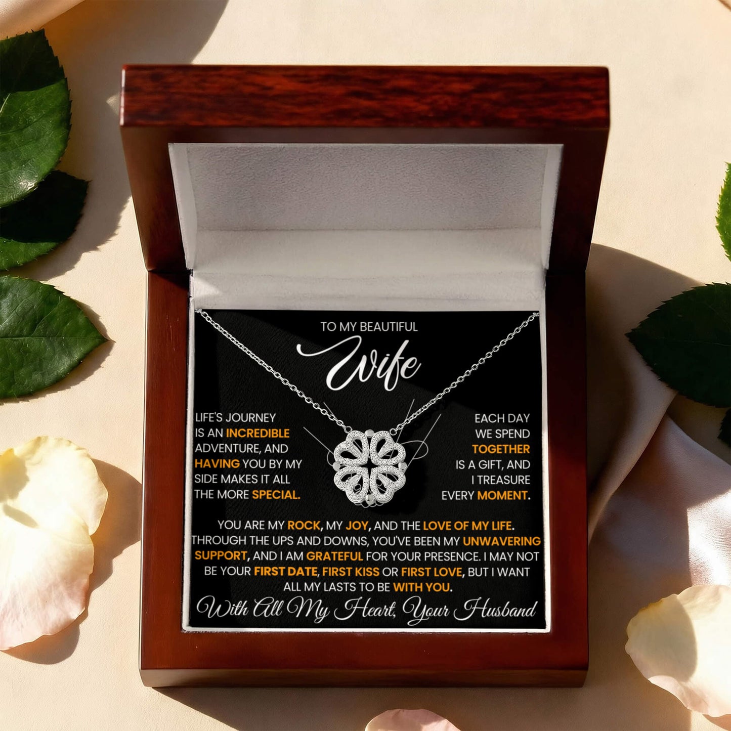 She Means So Much - Wife Gift - Magnetic Hearts Necklace - The Shoppers Outlet