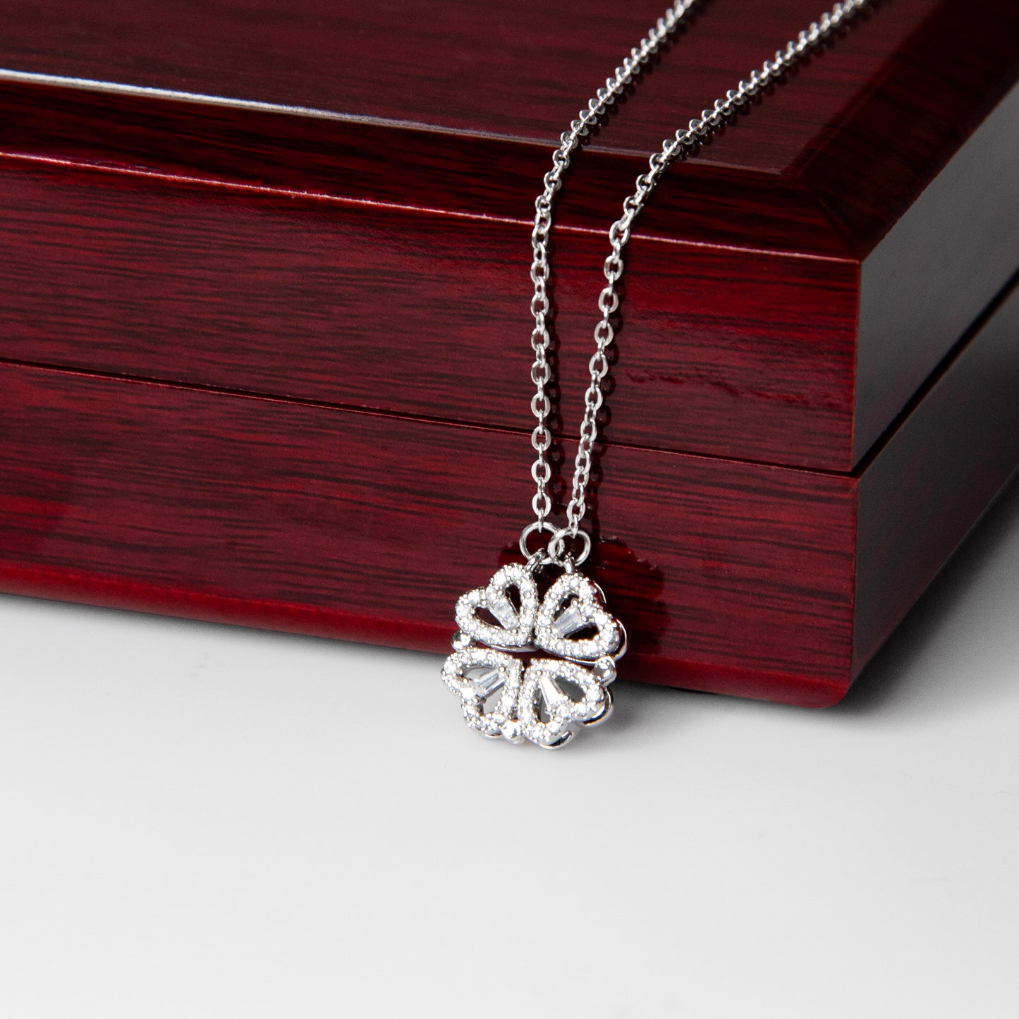 She Means So Much - Wife Gift - Magnetic Hearts Necklace - The Shoppers Outlet