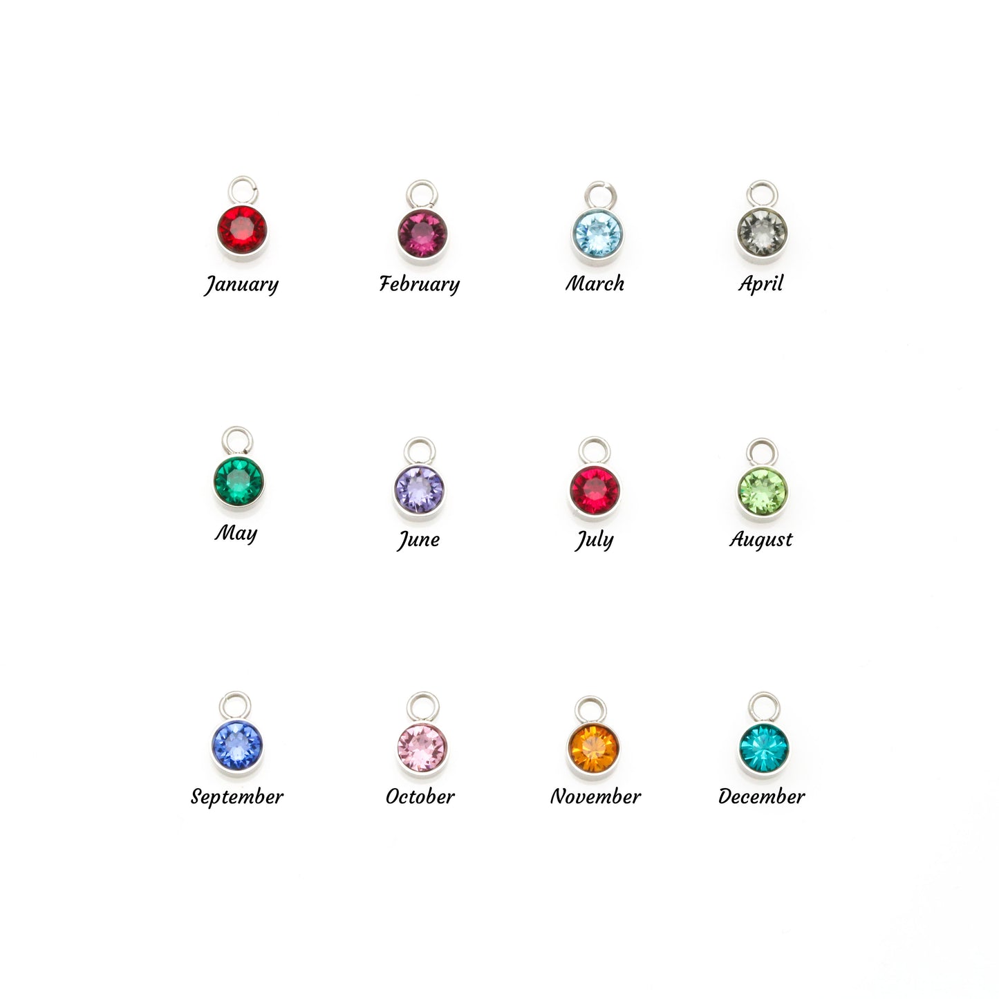 Gift For Sister- Mother's Day - Custom Name Necklace with Birthstone - The Shoppers Outlet