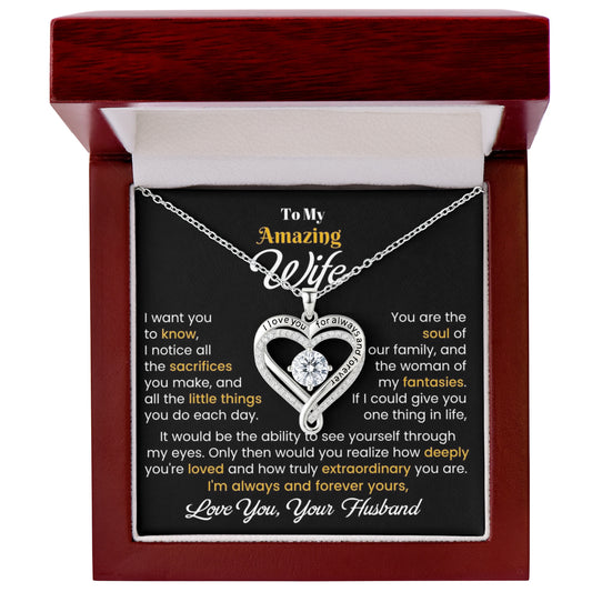 Gift For Wife - I Want You To Know - Love You Always Necklace - The Shoppers Outlet