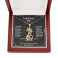 Gift For Wife - I Can Never You Enough - Giraffe Necklace - The Shoppers Outlet