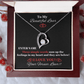 Gift For Wife - PERSONALIZE GIFT - Three Simple Words - Forever Love Necklace - The Shoppers Outlet