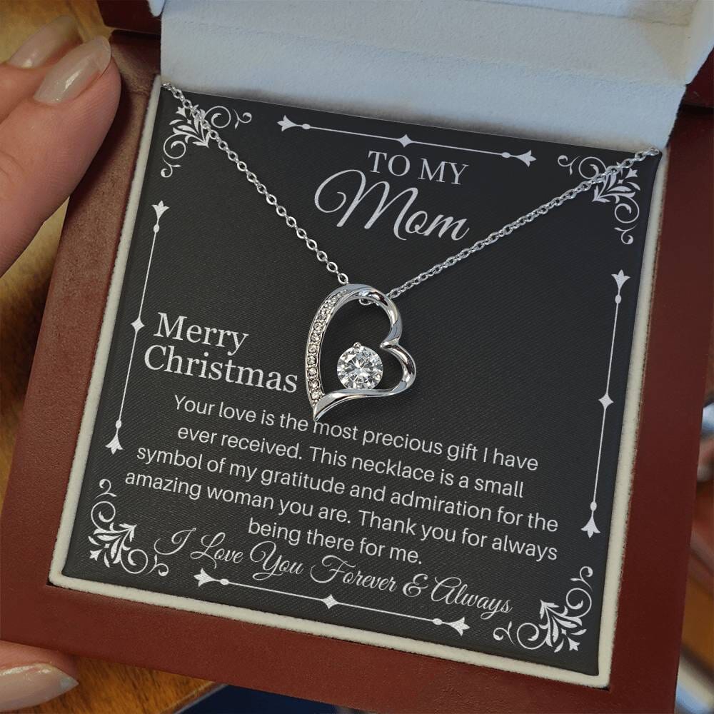 Gift For Mom - Your Love Is The Most Precious Gift - Merry Christmas - Forever Love Necklaces - The Shoppers Outlet