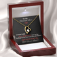 Gift For Wife - PERSONALIZE GIFT - Three Simple Words - Forever Love Necklace - The Shoppers Outlet