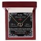 Wife - I Love You - Three Simple Words - Merry Christmas - Everlasting Love Necklace - The Shoppers Outlet