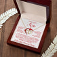 Wife - You Have This Incredible Way Of Making My Heart Happy - Everlasting Love Necklace - The Shoppers Outlet