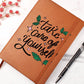 Graphic Leather Journal - Take Care Of Youeself - The Shoppers Outlet