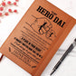 Graphic Leather Journal - My Hero Dad - The Shoppers Outlet