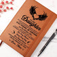 Graphic Leather Journal - Gift For Daughter - You Are A Masterpiece - Love Mom - The Shoppers Outlet