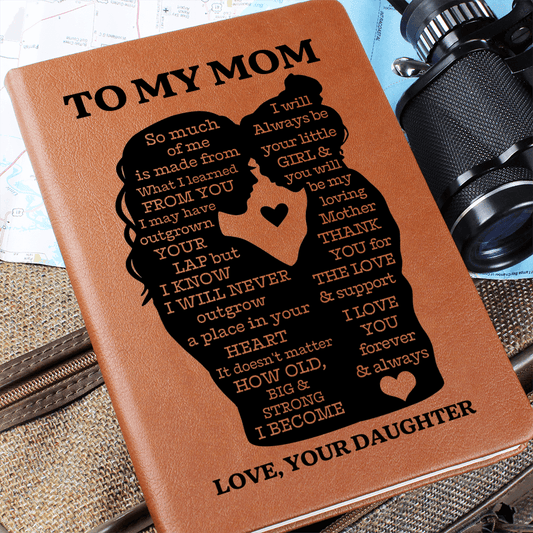 Graphic Leather Journal - To My Mom - So Much Of Me - The Shoppers Outlet