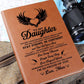 Graphic Leather Journal - Gift For Daughter - You Are A Masterpiece - Love Mom - The Shoppers Outlet
