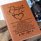 Graphic Leather Journal - Daughter - I Am So Proud Of You - The Shoppers Outlet