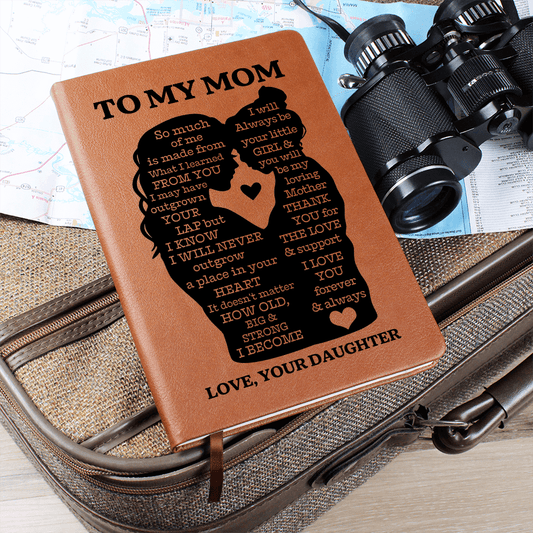 Graphic Leather Journal - To My Mom - So Much Of Me - The Shoppers Outlet