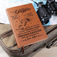 Graphic Leather Journal - Daughter - I Want You To Know I Love You - The Shoppers Outlet
