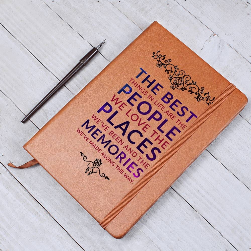 Graphic Leather Journal - The Best Things - The Shoppers Outlet