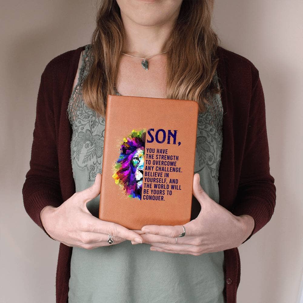 Graphic Leather Journal - Son - You Have The Strength - The Shoppers Outlet