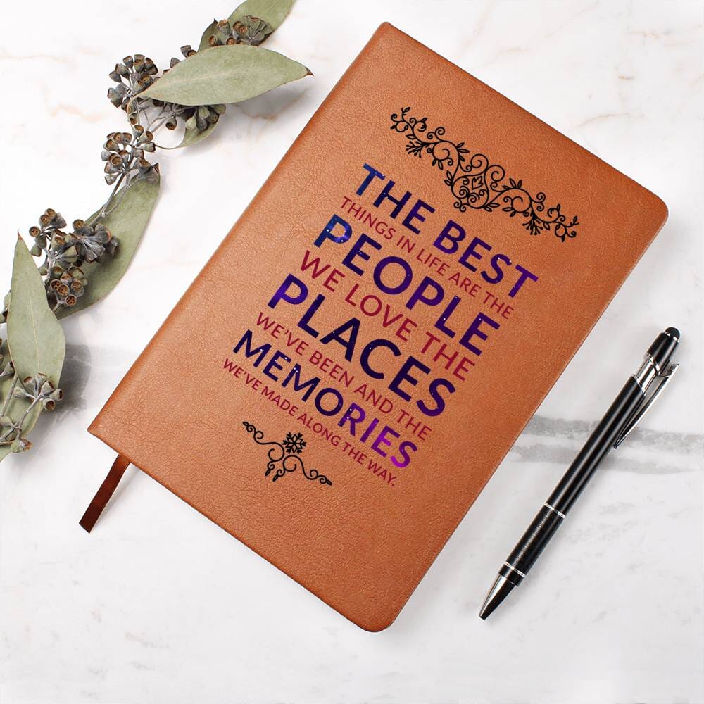 Graphic Leather Journal - The Best Things - The Shoppers Outlet