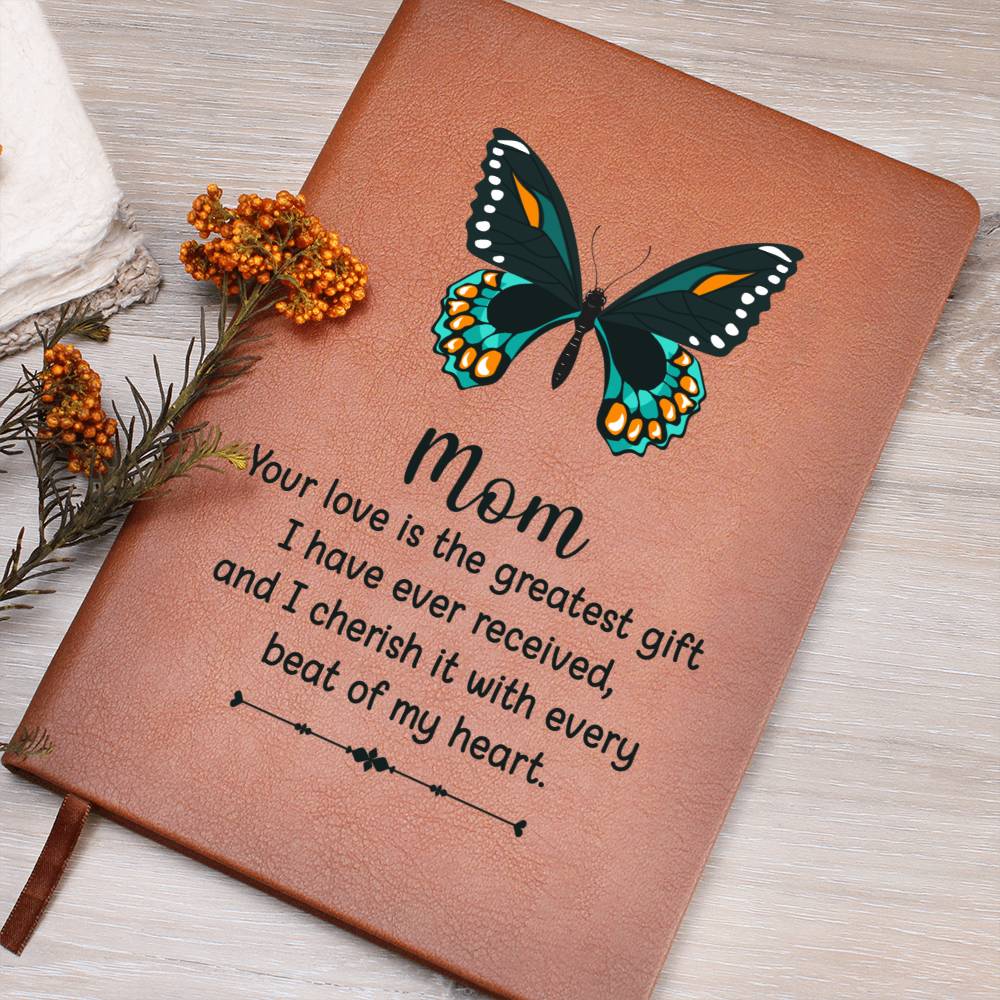 Graphic Leather Journal - Mom Your Love Is The Greatest - The Shoppers Outlet