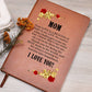 Graphic Leather Journal - Mom - Your Love Is A Beacon Of Light - The Shoppers Outlet