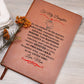 Graphic Leather Journal - Daughter - This Journey Called Life - Love Mom - The Shoppers Outlet