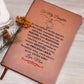 Graphic Leather Journal - This Journey Called Life - Love Mom - The Shoppers Outlet