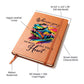 Graphic Leather Journal - Wherever You Go - Go With All Your Heart - The Shoppers Outlet