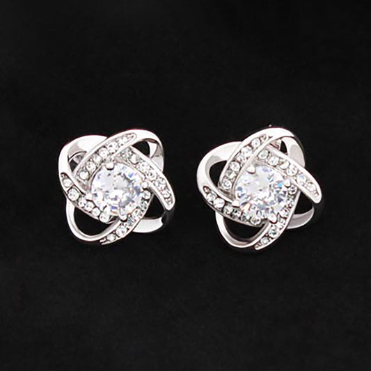 Love Knot Stud Earrings - The Shoppers Outlet