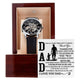 Gift For Dad - For All Those Times I Left It Unsaid Thank You - Men's Openwork Watch - The Shoppers Outlet