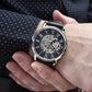 Gift For Dad - For All Those Times I Left It Unsaid Thank You - Men's Openwork Watch - The Shoppers Outlet