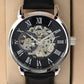 Gift For Dad - For All Those Times I Left It Unsaid Thank You - Men's Openwork Watch - The Shoppers Outlet