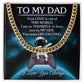 Gift For Dad - Your LOVE Is Out Of This World - Cuban Link Chain Necklaces - The Shoppers Outlet