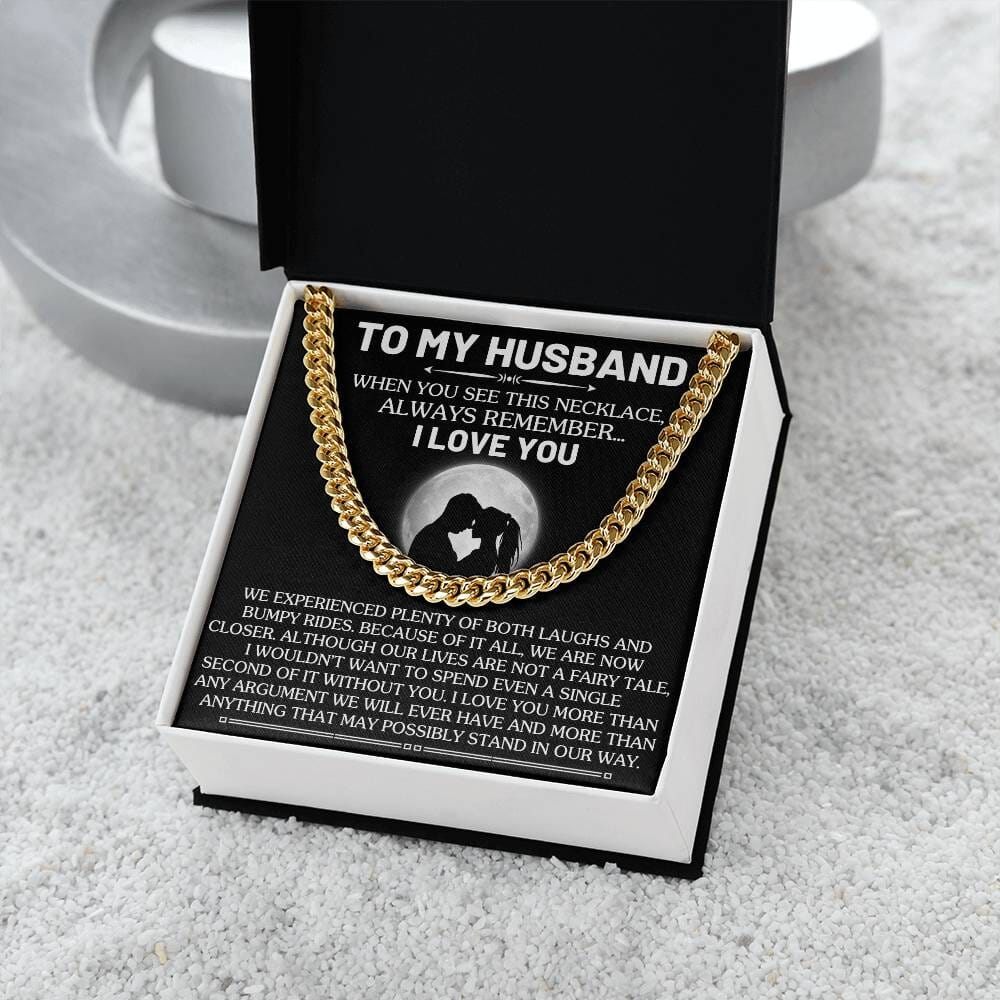 Gift For Husband - When You See This Necklace - Cuban Link Chain Necklaces - The Shoppers Outlet