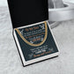 Gift For Dad - You Will Always Be The Man - Cuban Link Chain Necklaces - The Shoppers Outlet