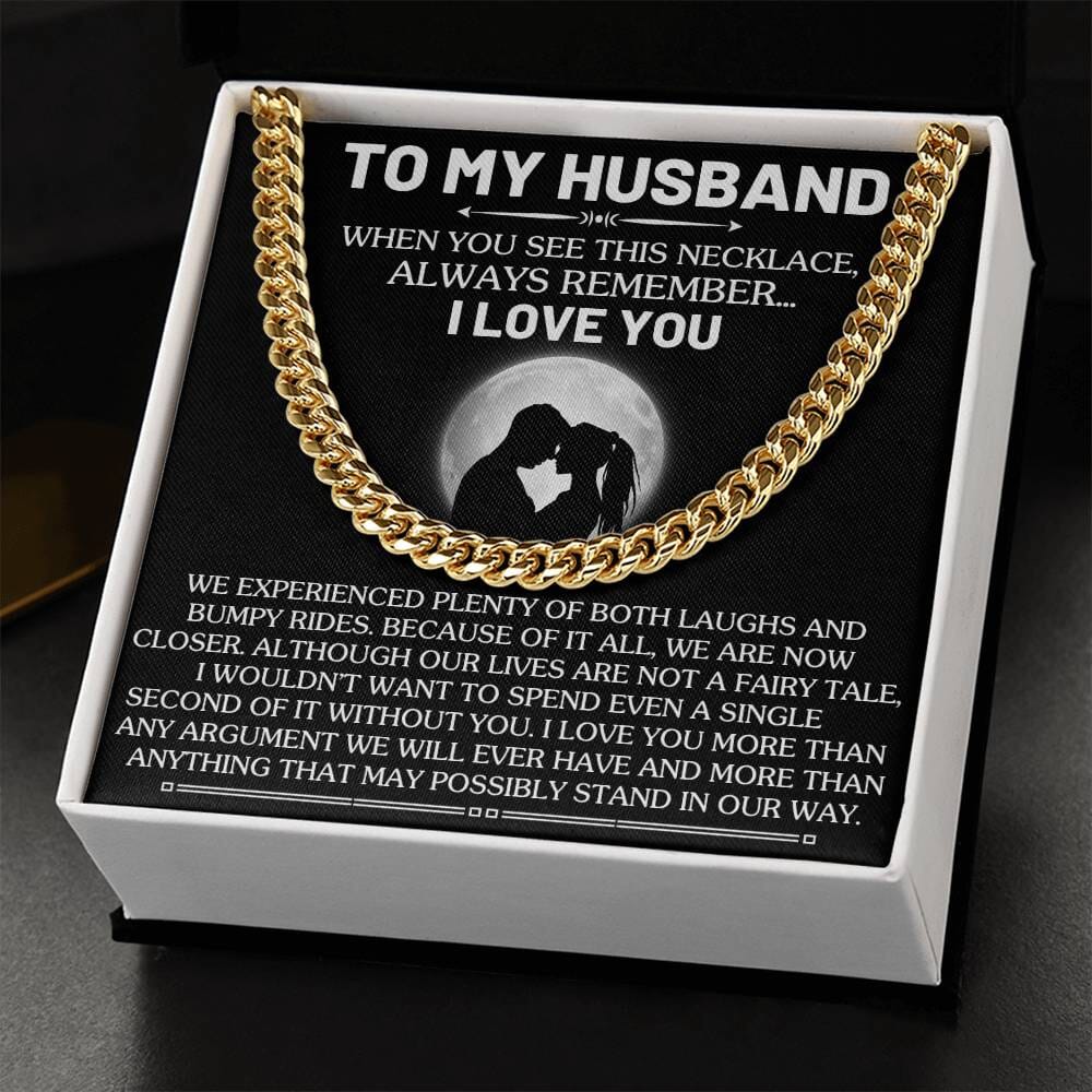 Gift For Husband - When You See This Necklace - Cuban Link Chain Necklaces - The Shoppers Outlet