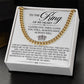 Gift For Soulmate - Gift For Soulmate - To The King Of My Heart - Cuban Link Chain Necklaces - The Shoppers Outlet
