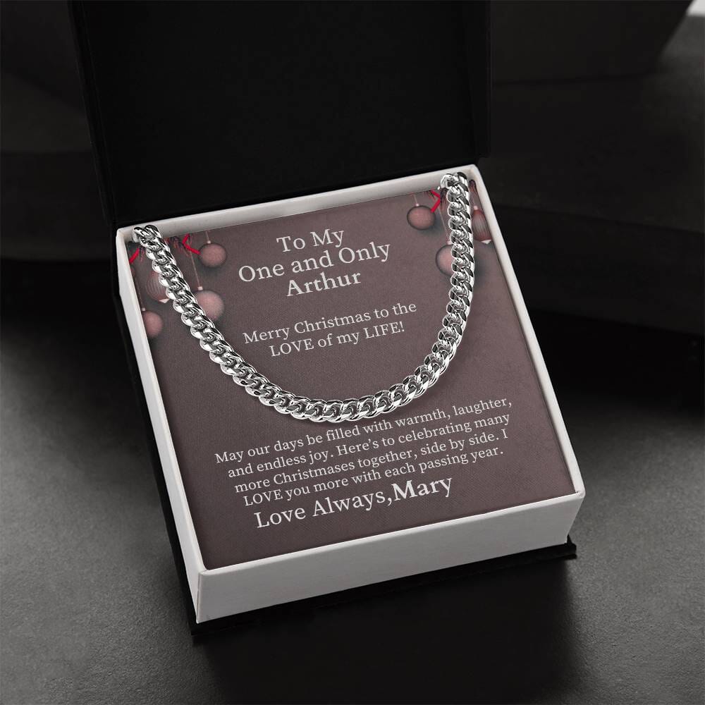 Gift For Soulmate - To My One And Only - Cuban Link Chain Necklaces - The Shoppers Outlet